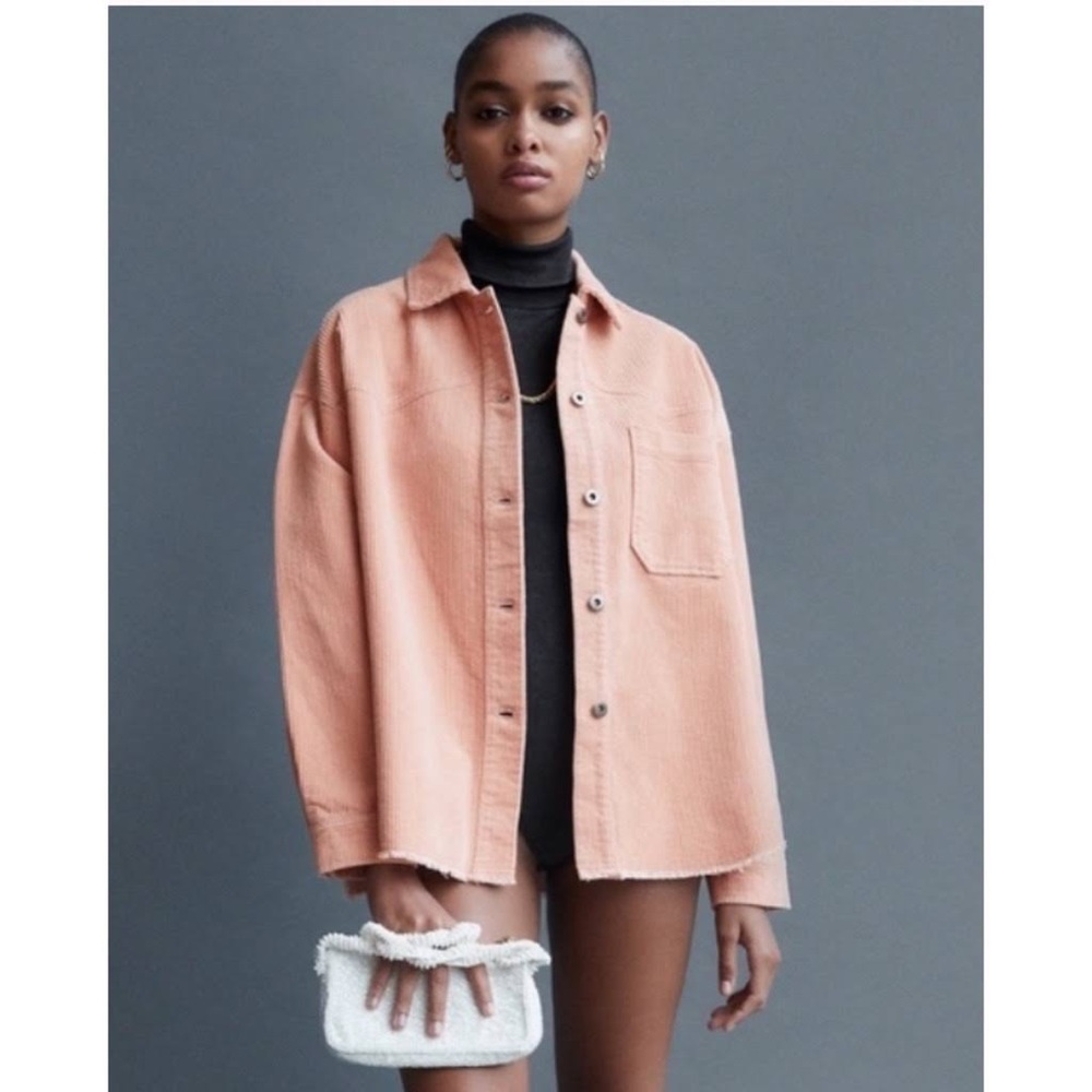 Zara denim shacket